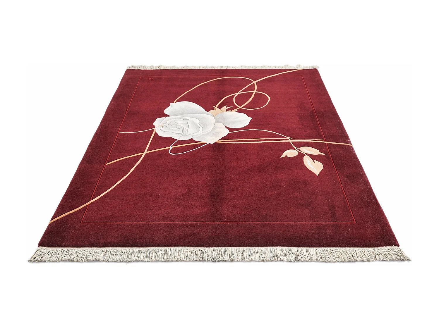 Tapis de laine 152x203 rouge Darya