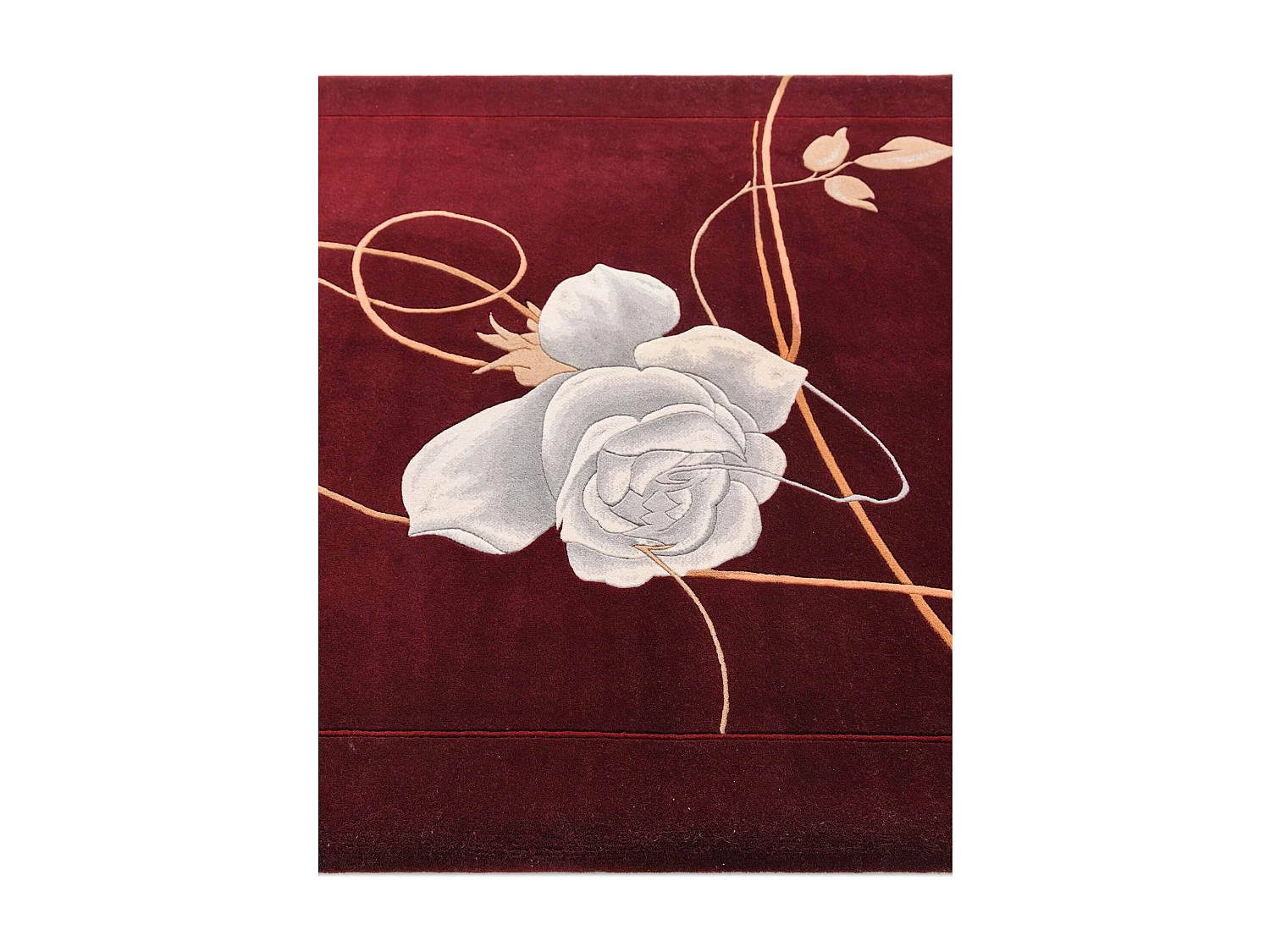 Tapis de laine 152x203 rouge Darya