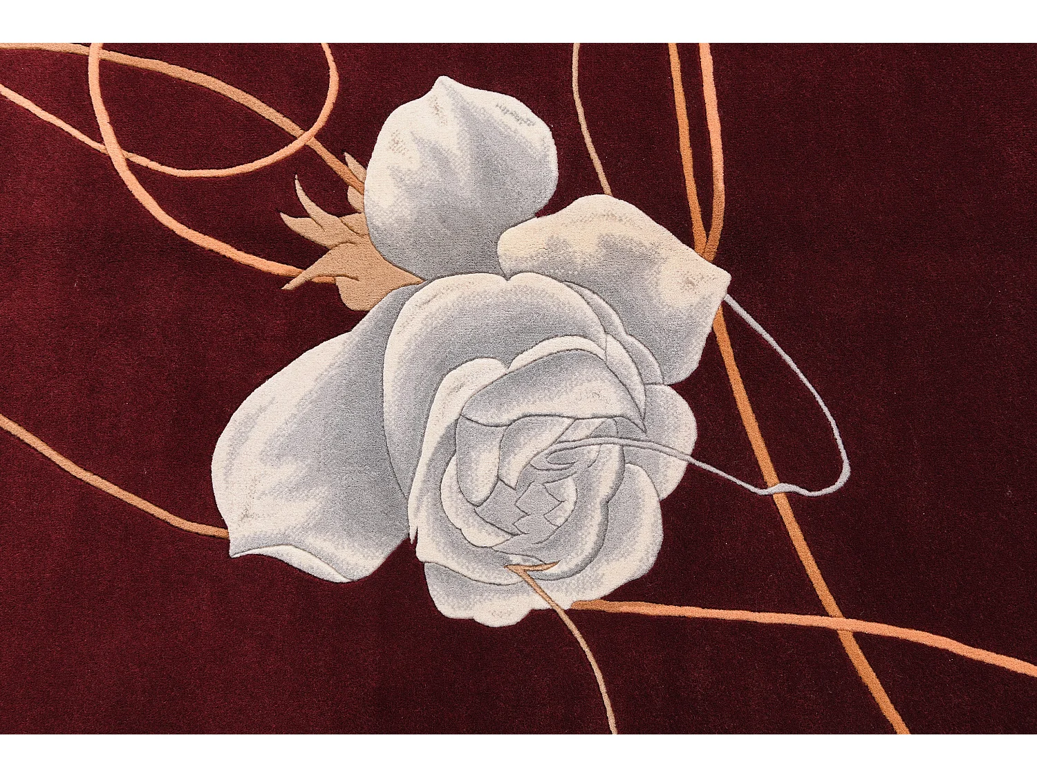 Tapis de laine 152x203 rouge Darya