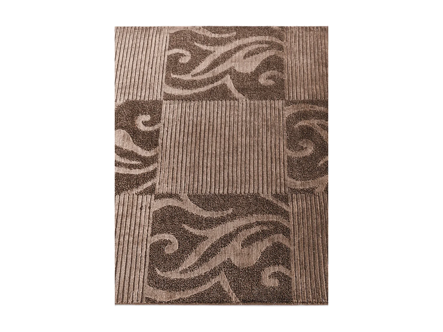 Läufer-Wollteppich 79x396 Braun Darya