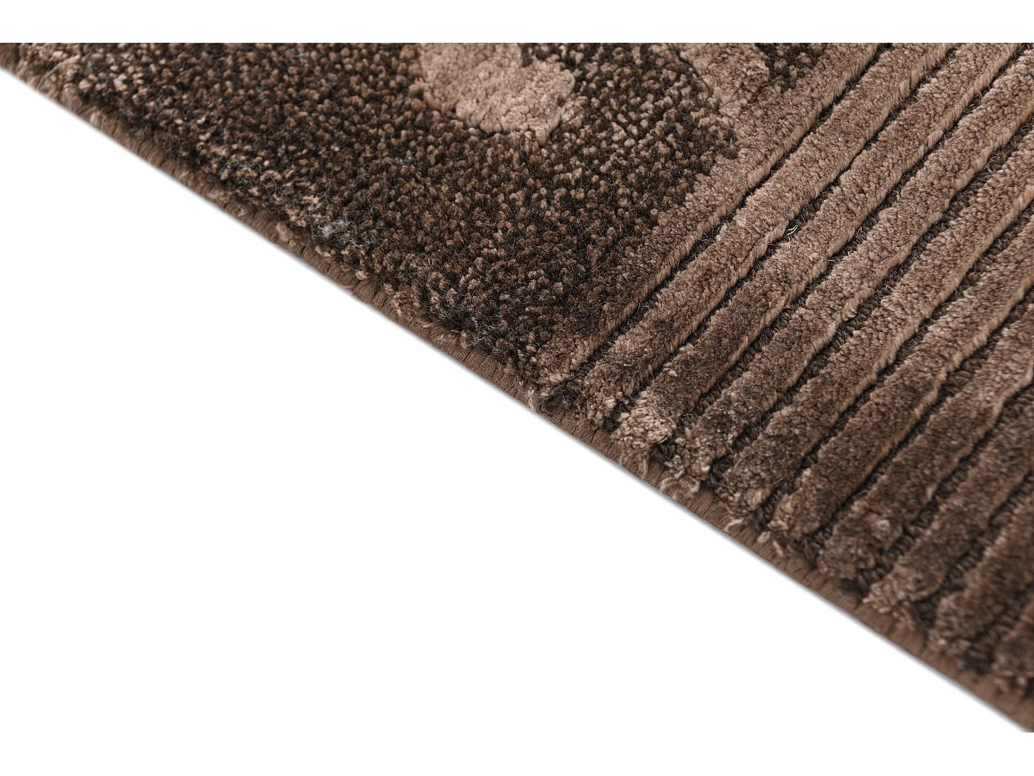 Läufer-Wollteppich 79x396 Braun Darya