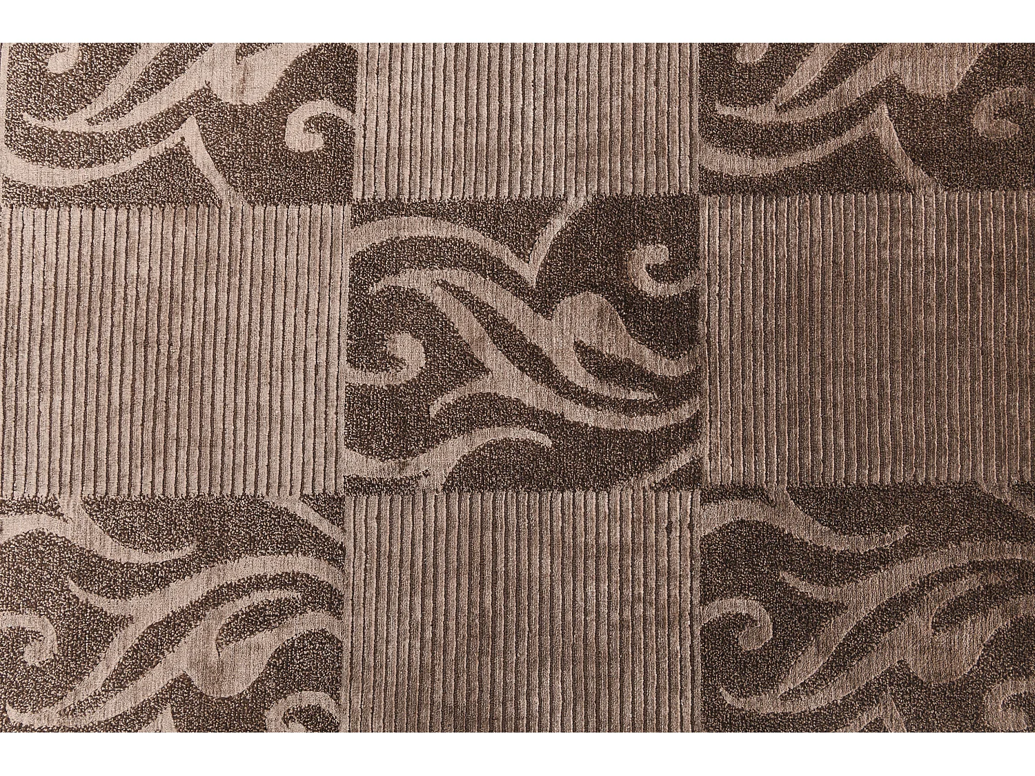 Läufer-Wollteppich 79x396 Braun Darya