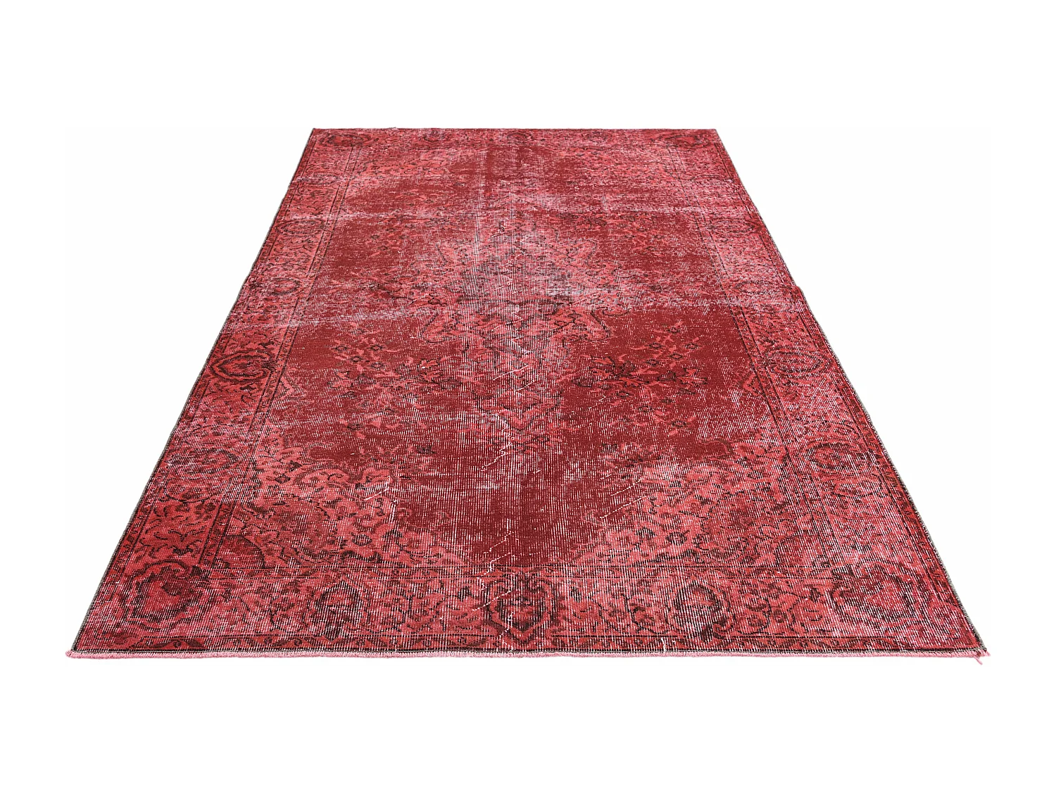 Wollteppich 170x279 Rot Ultra Vintage