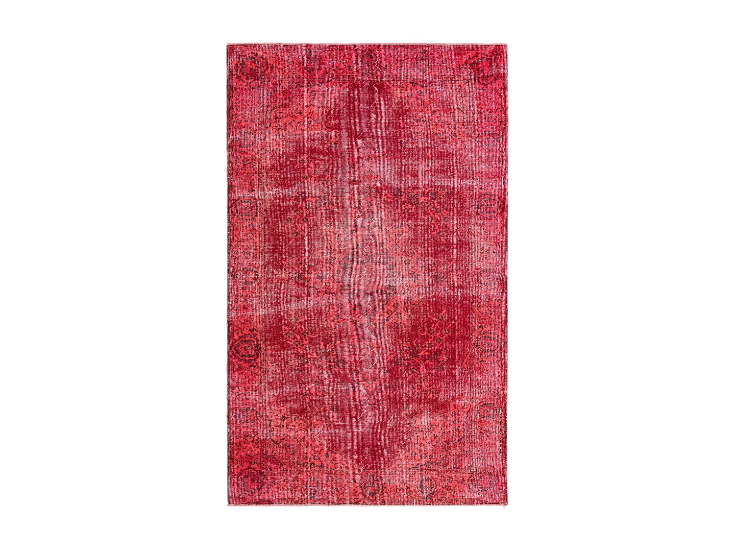 Tapis de laine 170x279 rouge Ultra Vintage
