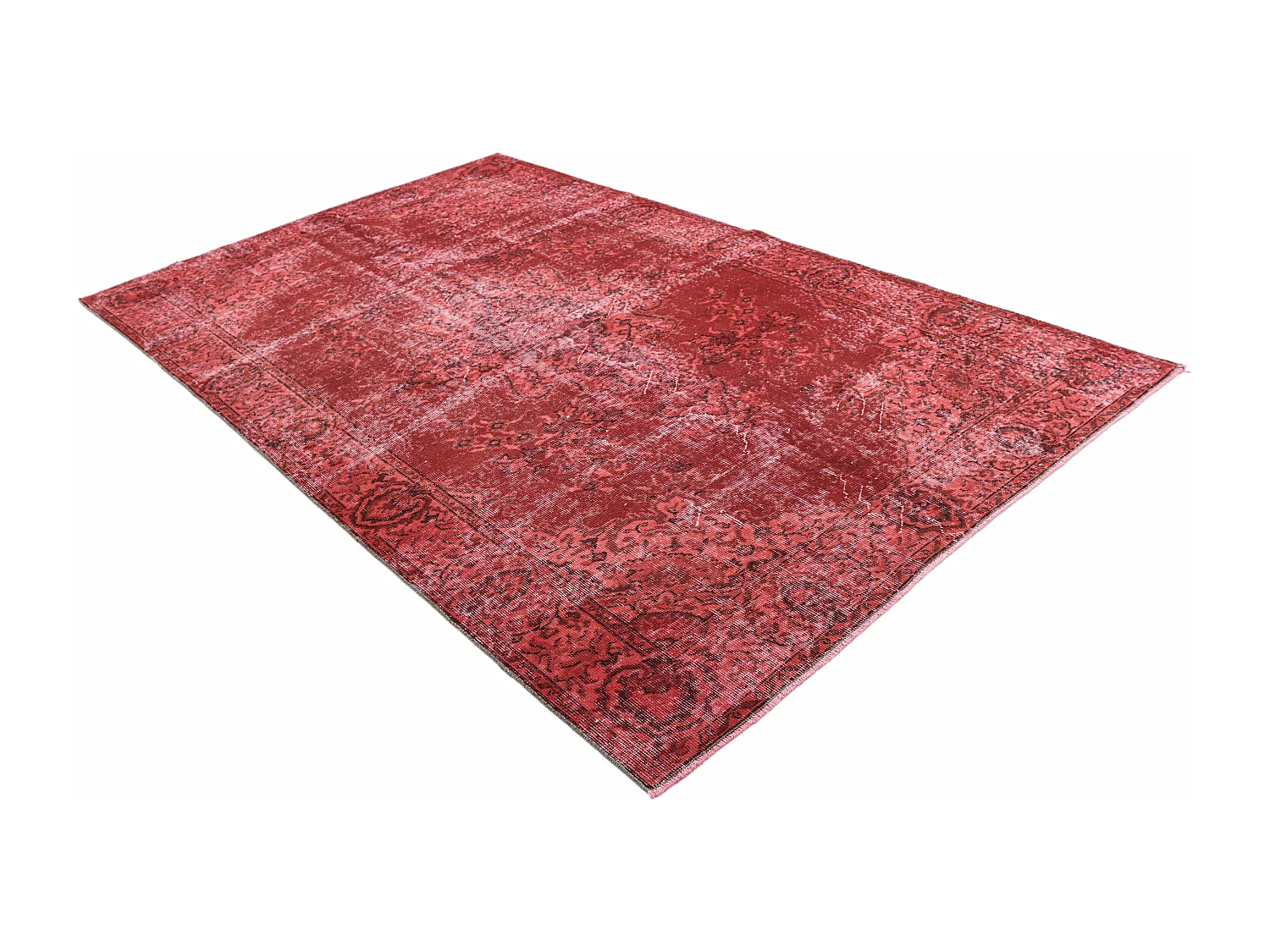 Tapis de laine 170x279 rouge Ultra Vintage