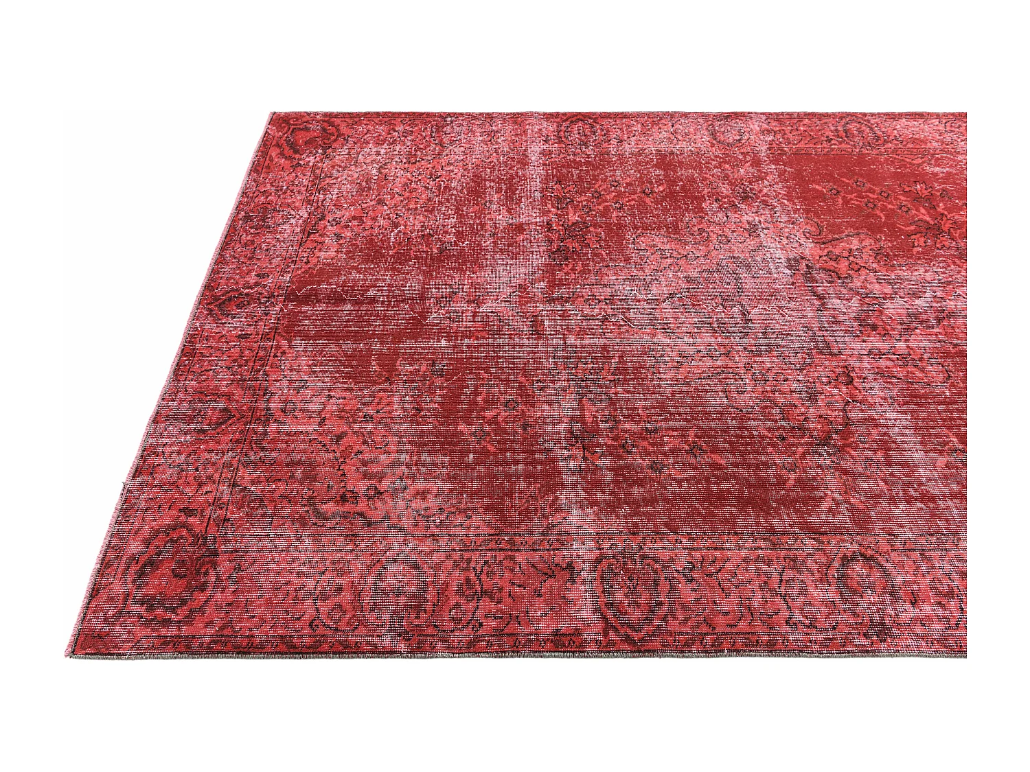 Tapis de laine 170x279 rouge Ultra Vintage