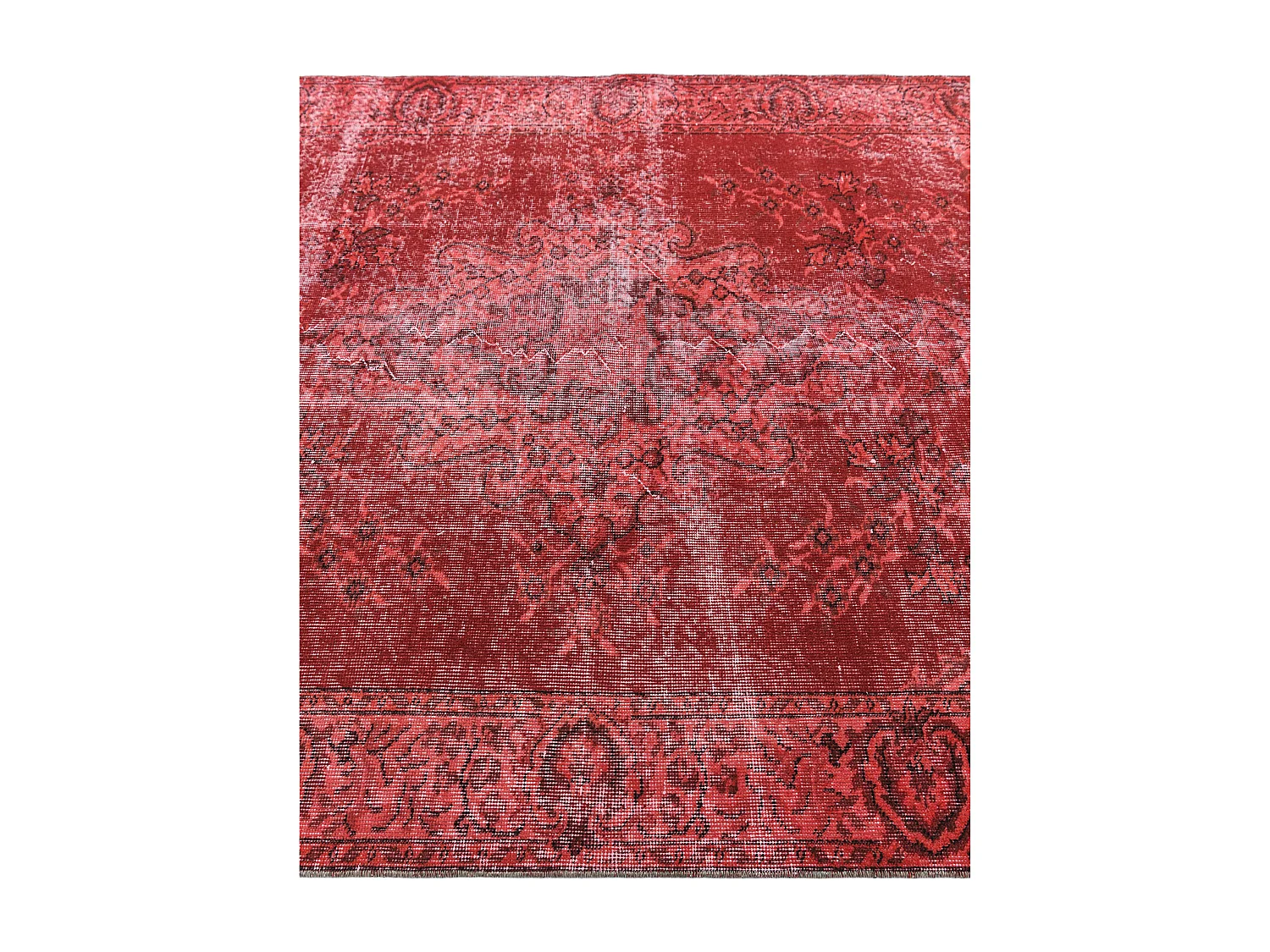 Tapis de laine 170x279 rouge Ultra Vintage