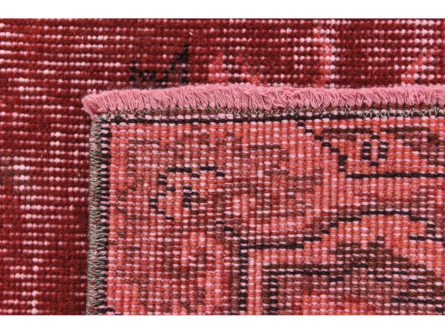 Tapis de laine 170x279 rouge Ultra Vintage