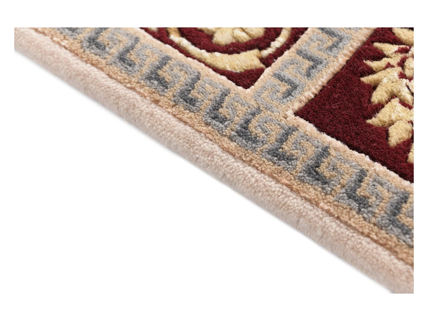 Läufer-Wollteppich 79x201 Beige Darya