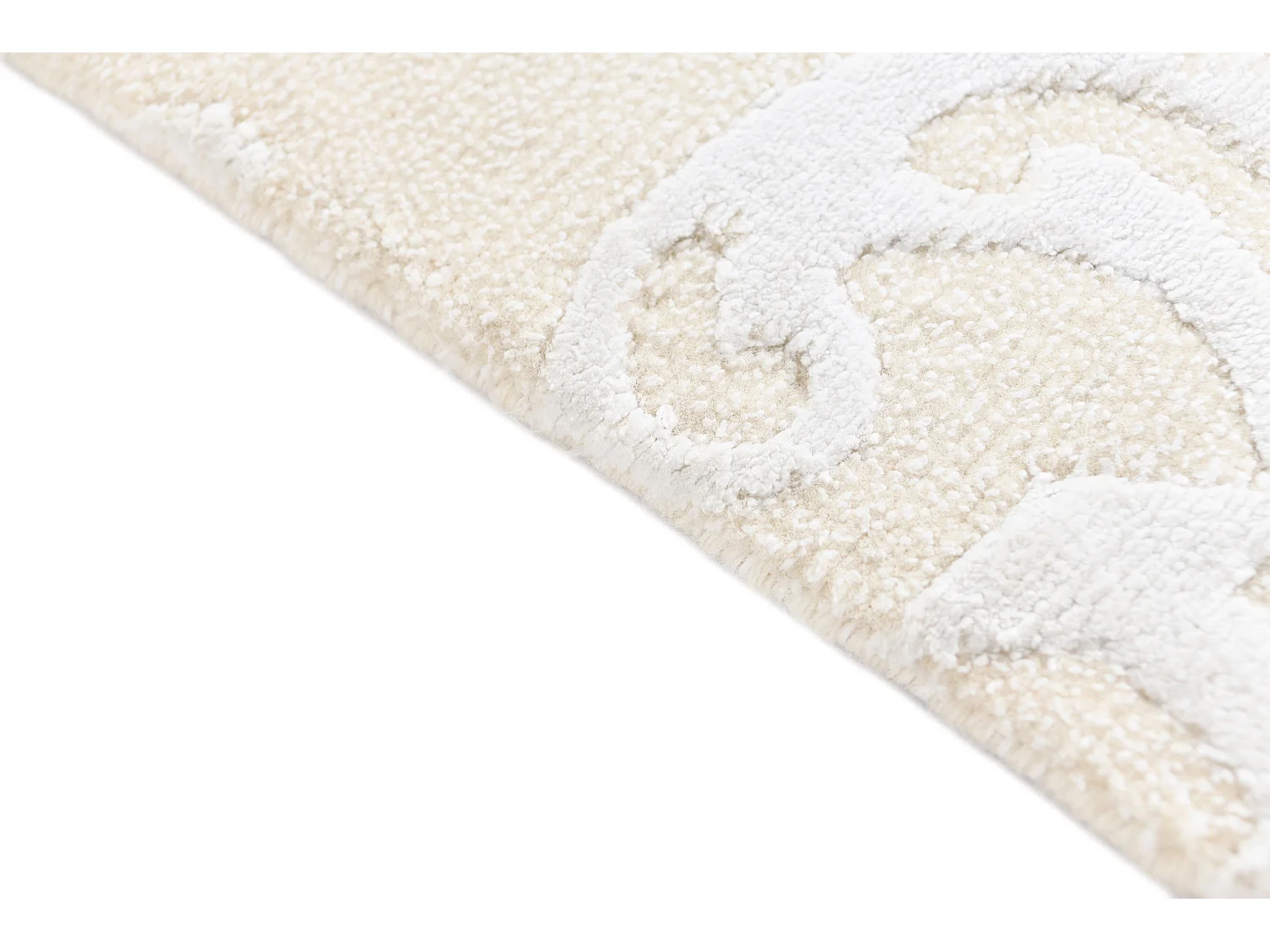 Tapis de laine 122x183 beige Darya