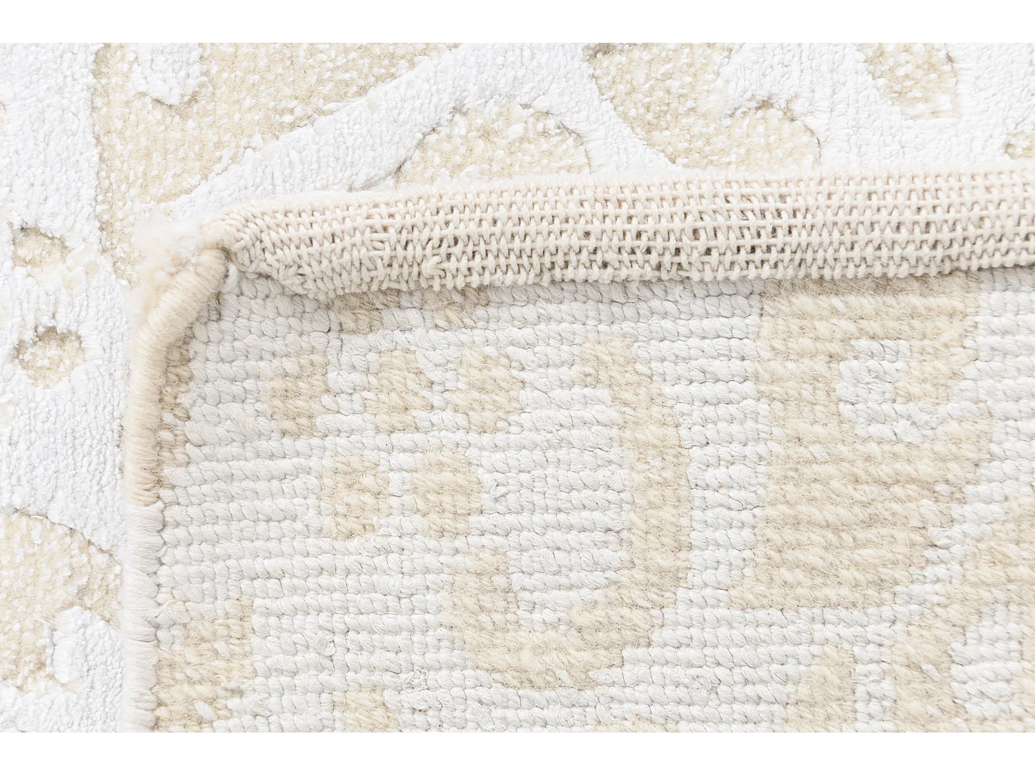 Tapis de laine 122x183 beige Darya