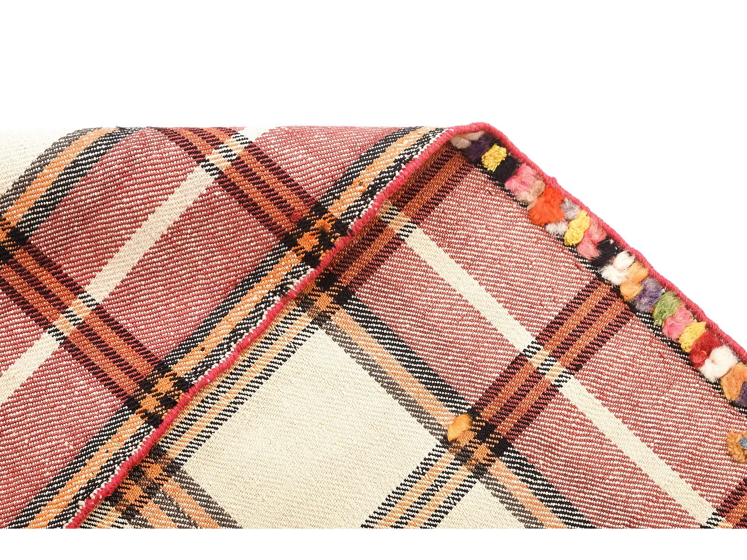 Wollteppich 159x224 Beige Jajim