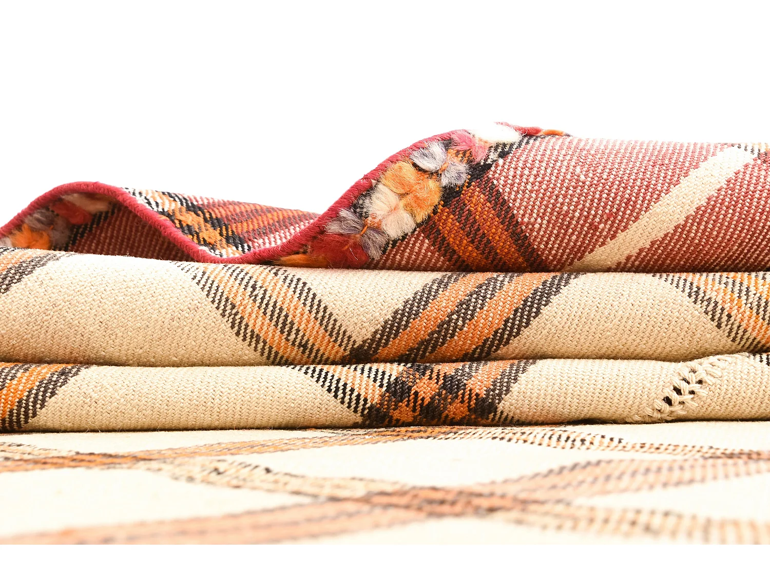 Wollteppich 159x224 Beige Jajim