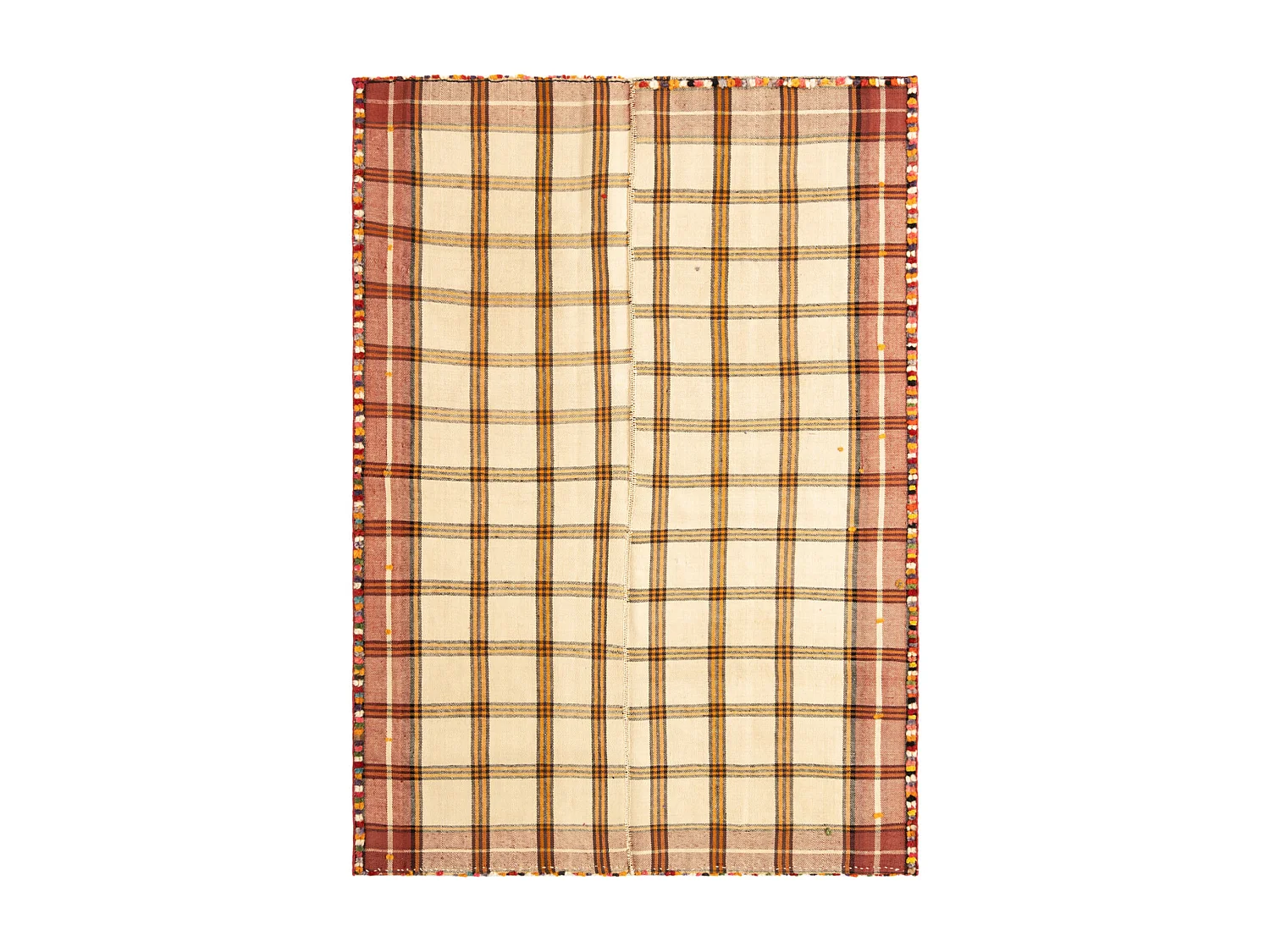 Tappeto in lana 159x224 beige Jajim