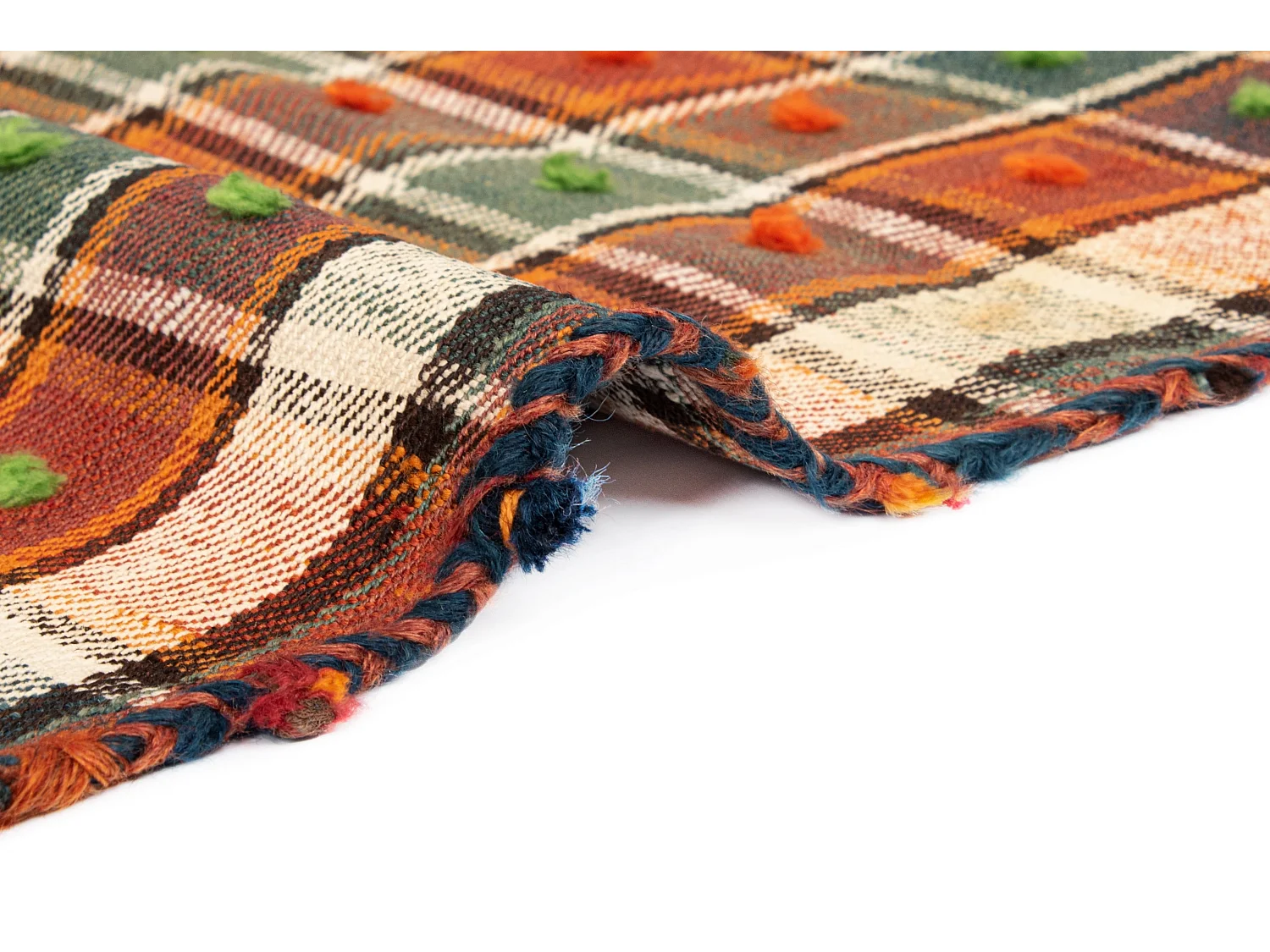 Wollteppich 124x221 Beige Jajim