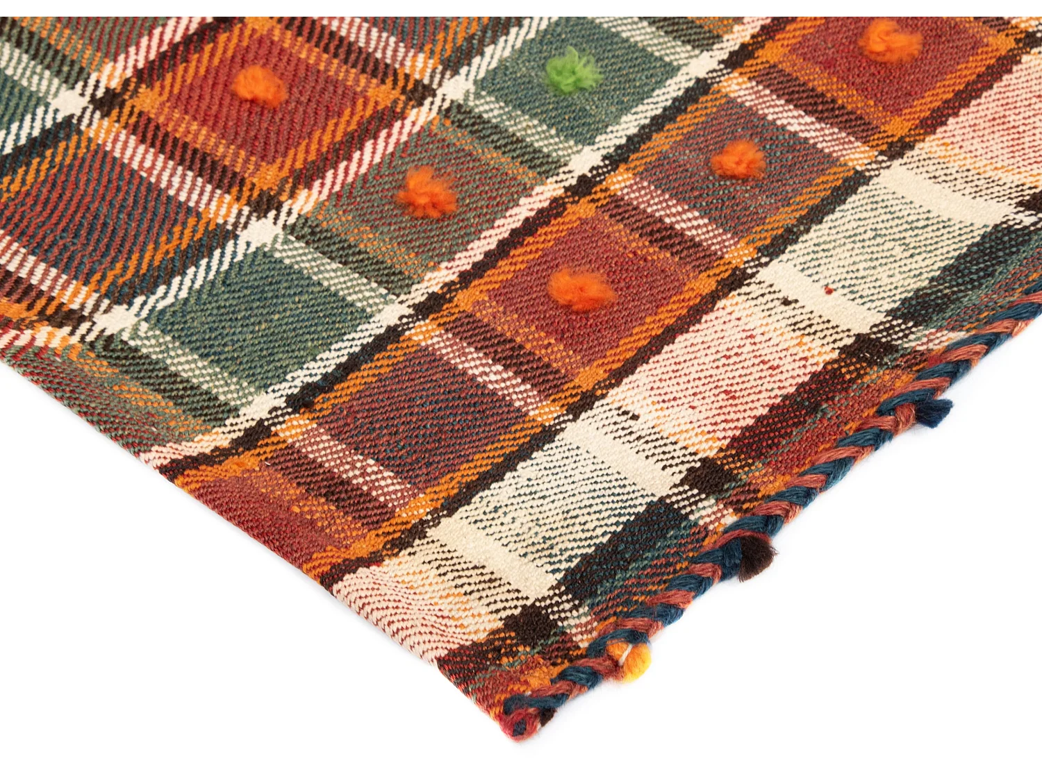 Wollteppich 124x221 Beige Jajim