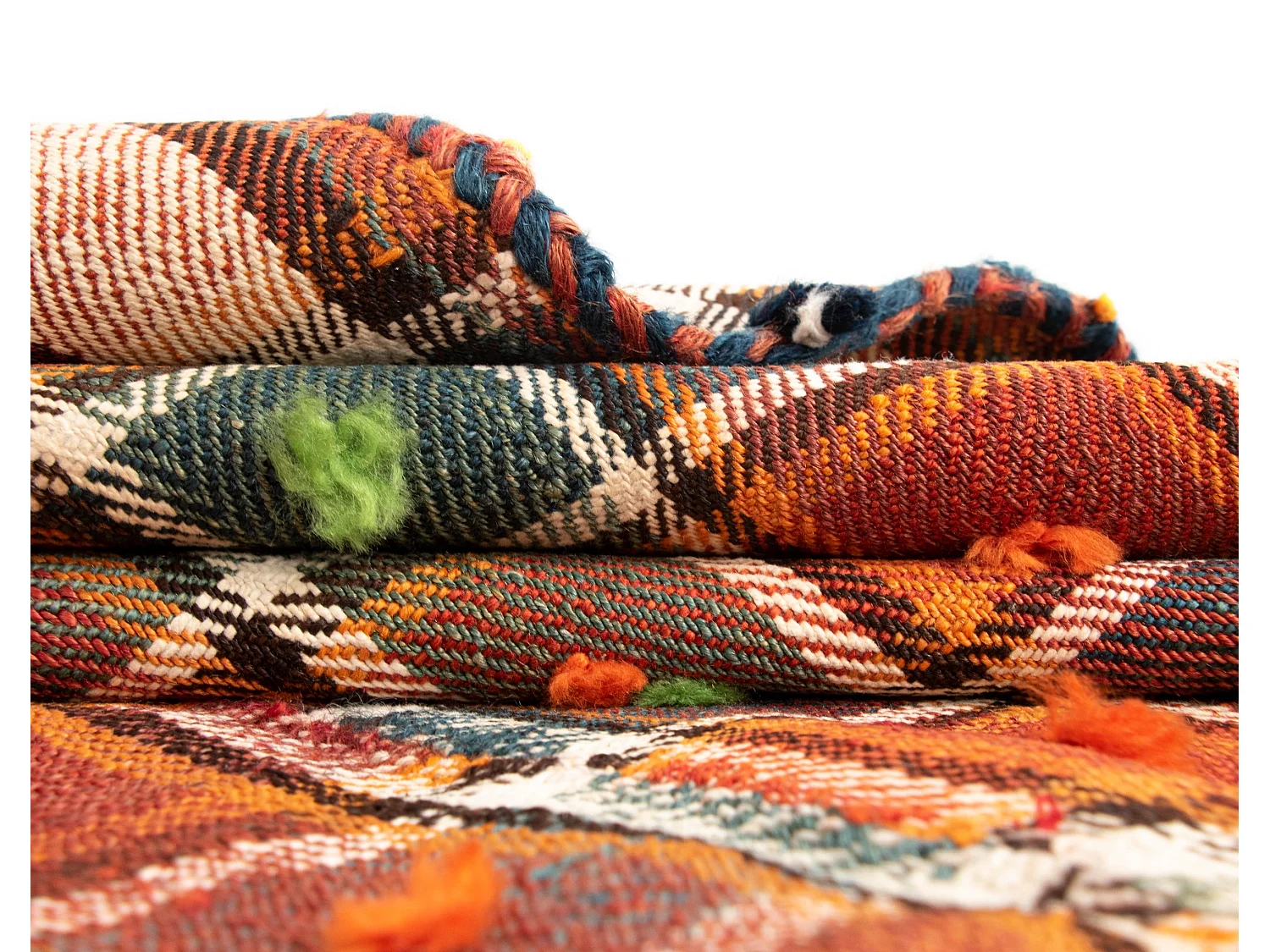 Wollteppich 124x221 Beige Jajim