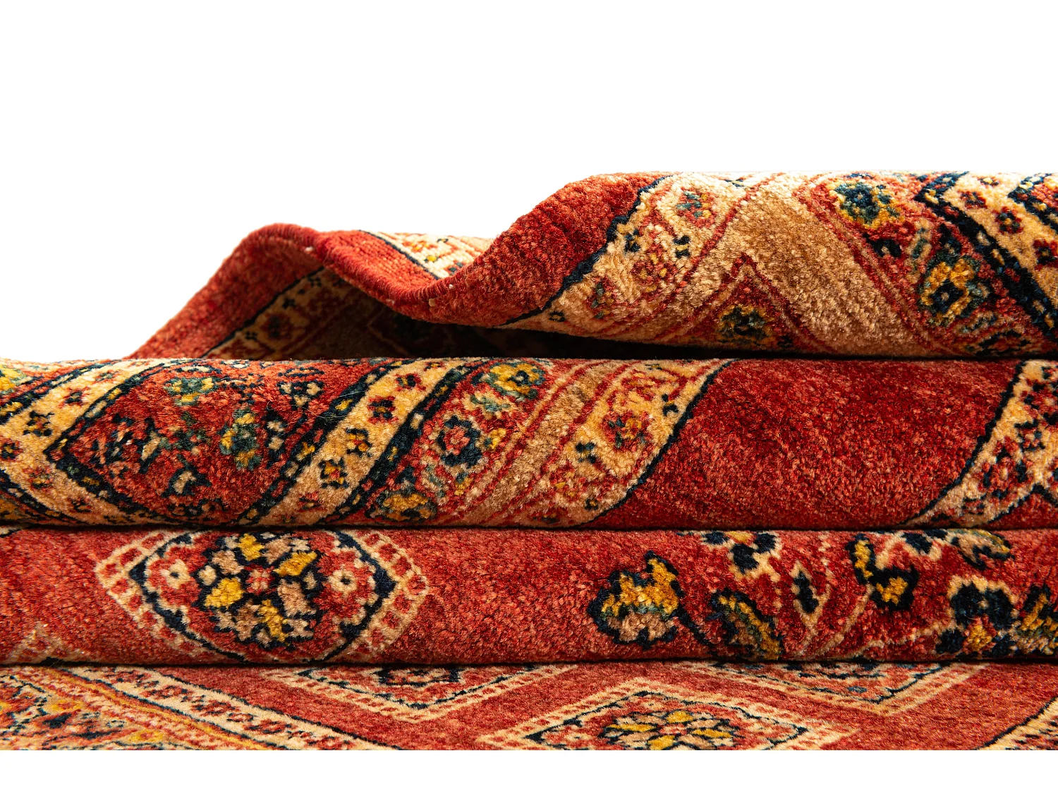 Tapis de laine 146x187 rouge Kashkuli