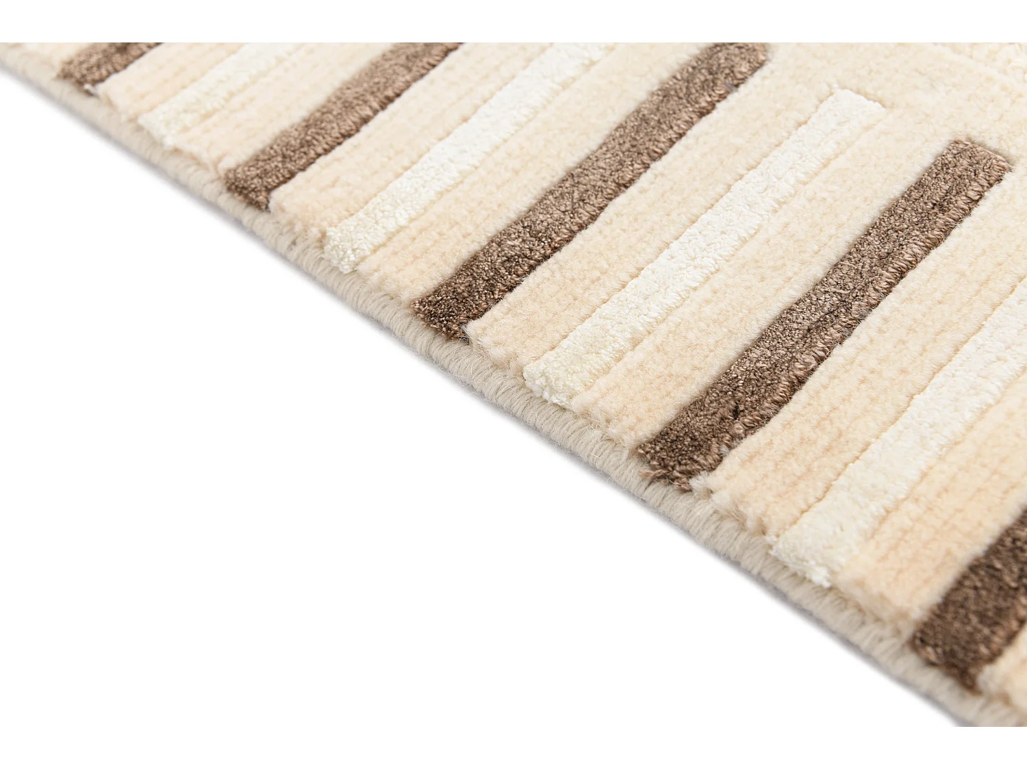 Tappeto per corridoio in lana 81x297 beige Darya