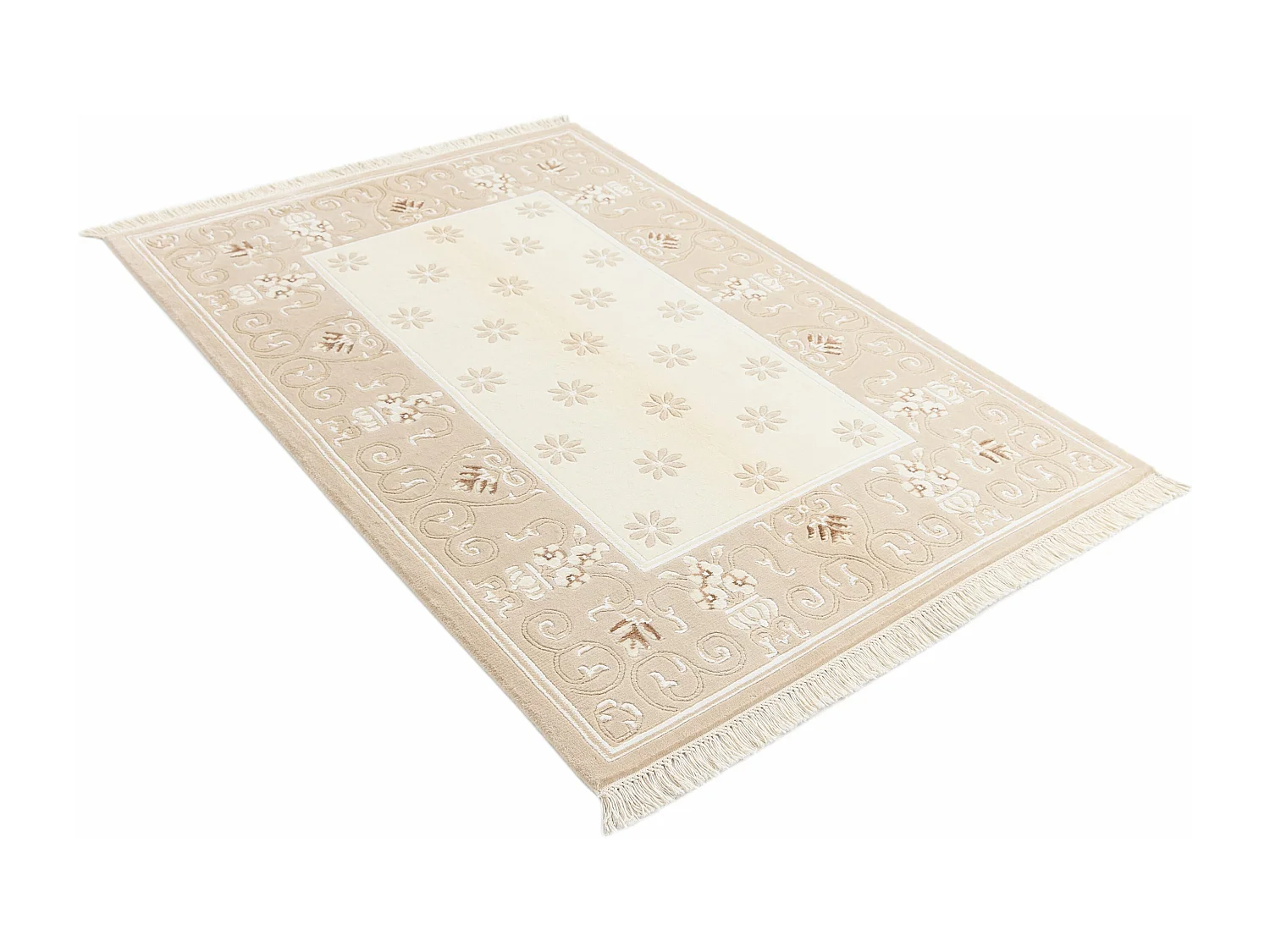 Tappeto in lana 124x180 beige Darya