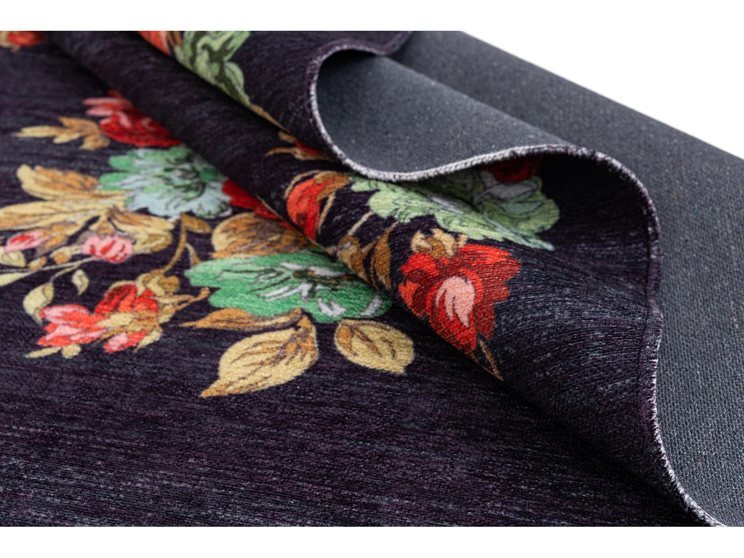 Teppich 180x275 Schwarz Kriens Floret