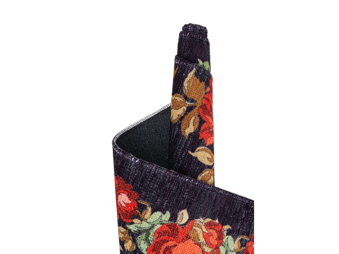 Tapis 180x275 noir Kriens Floret