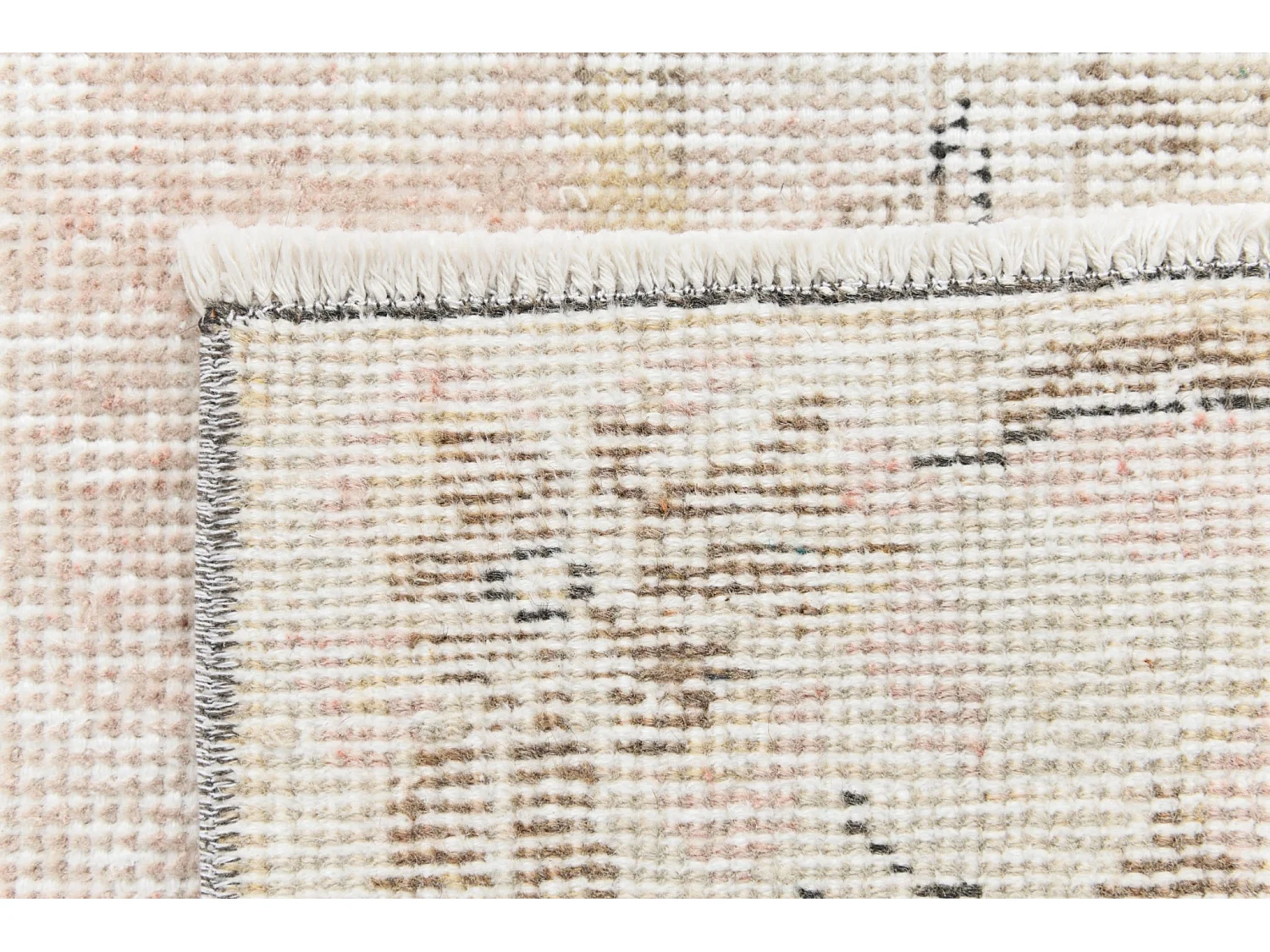 Tappeto in lana 203x297 rosa Ultra Vintage