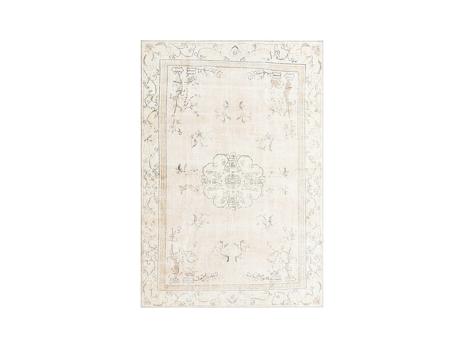 Tapis de laine 203x297 rose Ultra Vintage
