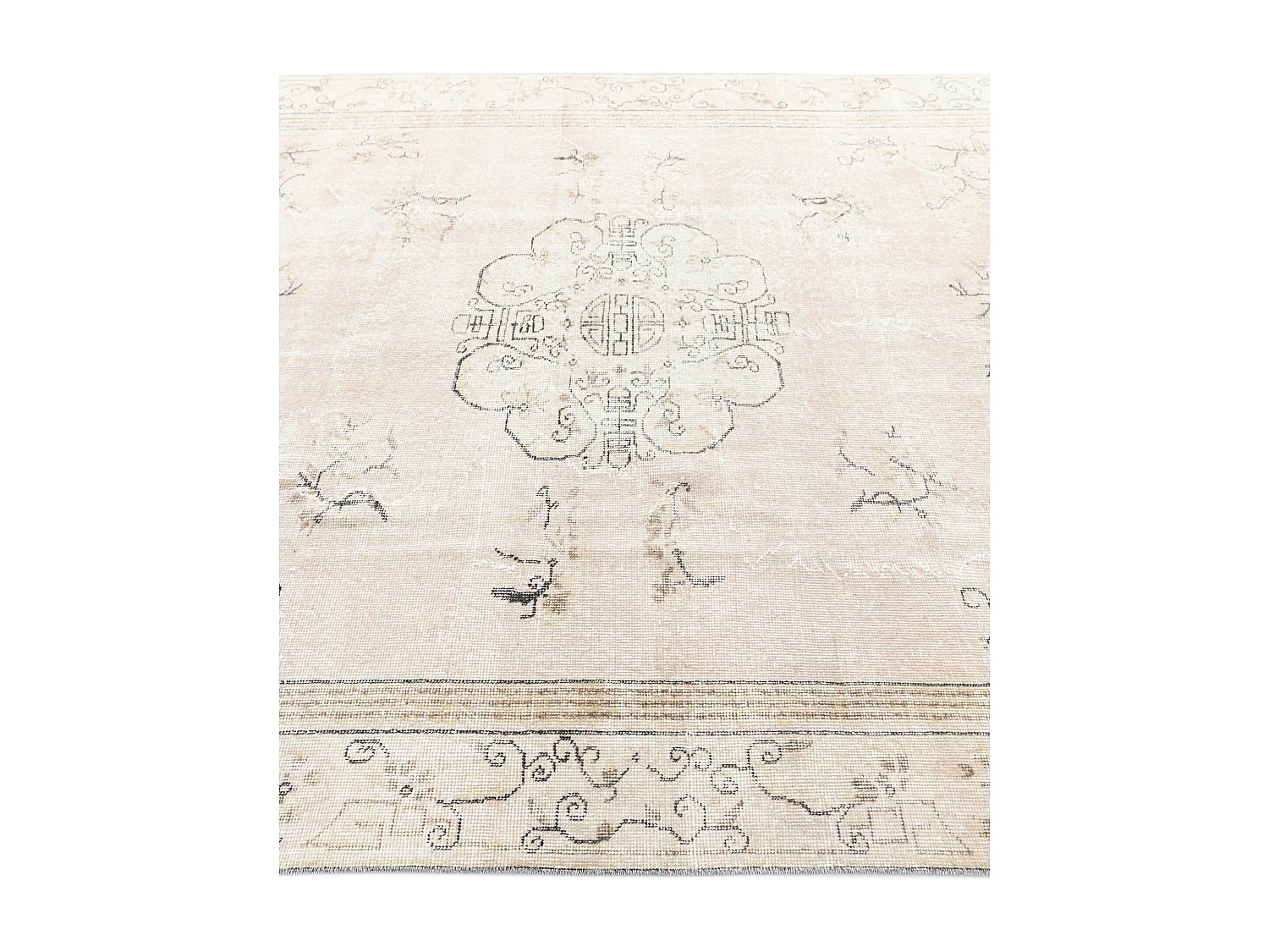 Tapis de laine 203x297 rose Ultra Vintage