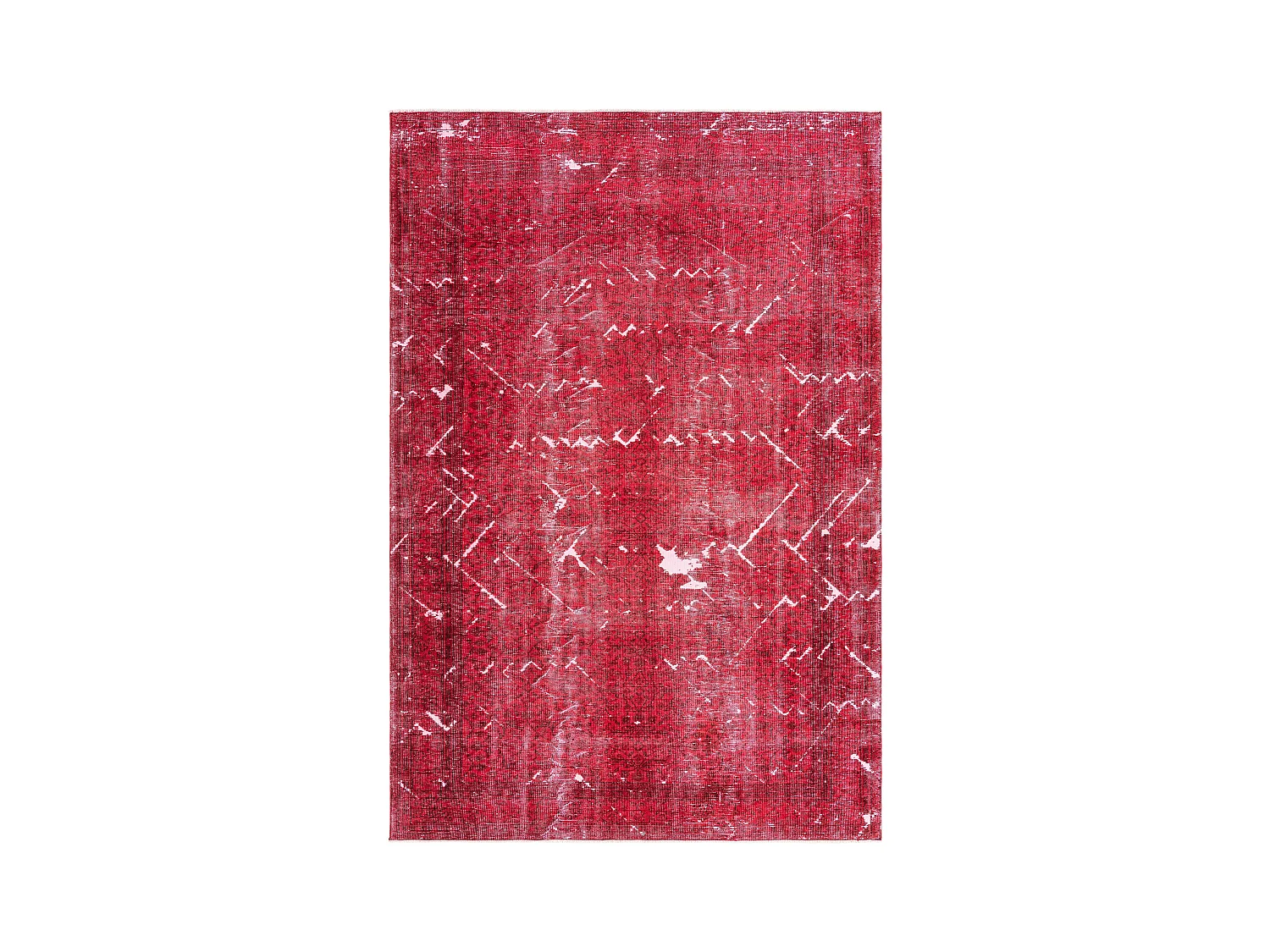 Tapis de laine 188x282 rouge Ultra Vintage