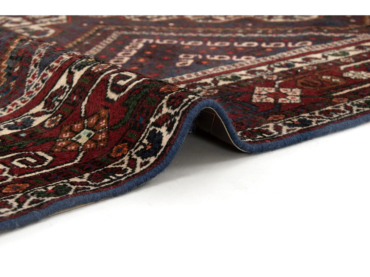 Tapis de laine 124x183 rouge Afshar