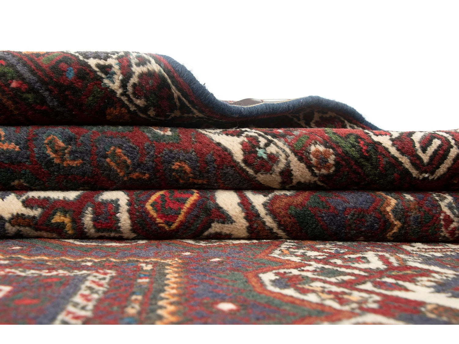 Tapis de laine 124x183 rouge Afshar