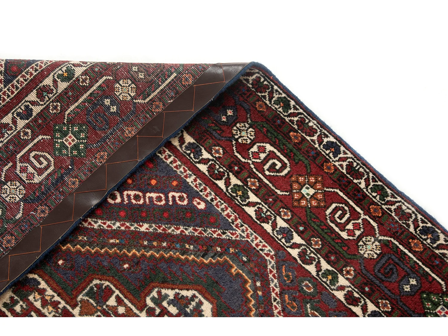 Tapis de laine 124x183 rouge Afshar