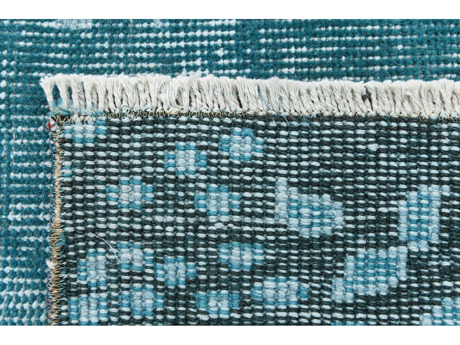 Tapis de laine 178x282 turquoise Ultra Vintage