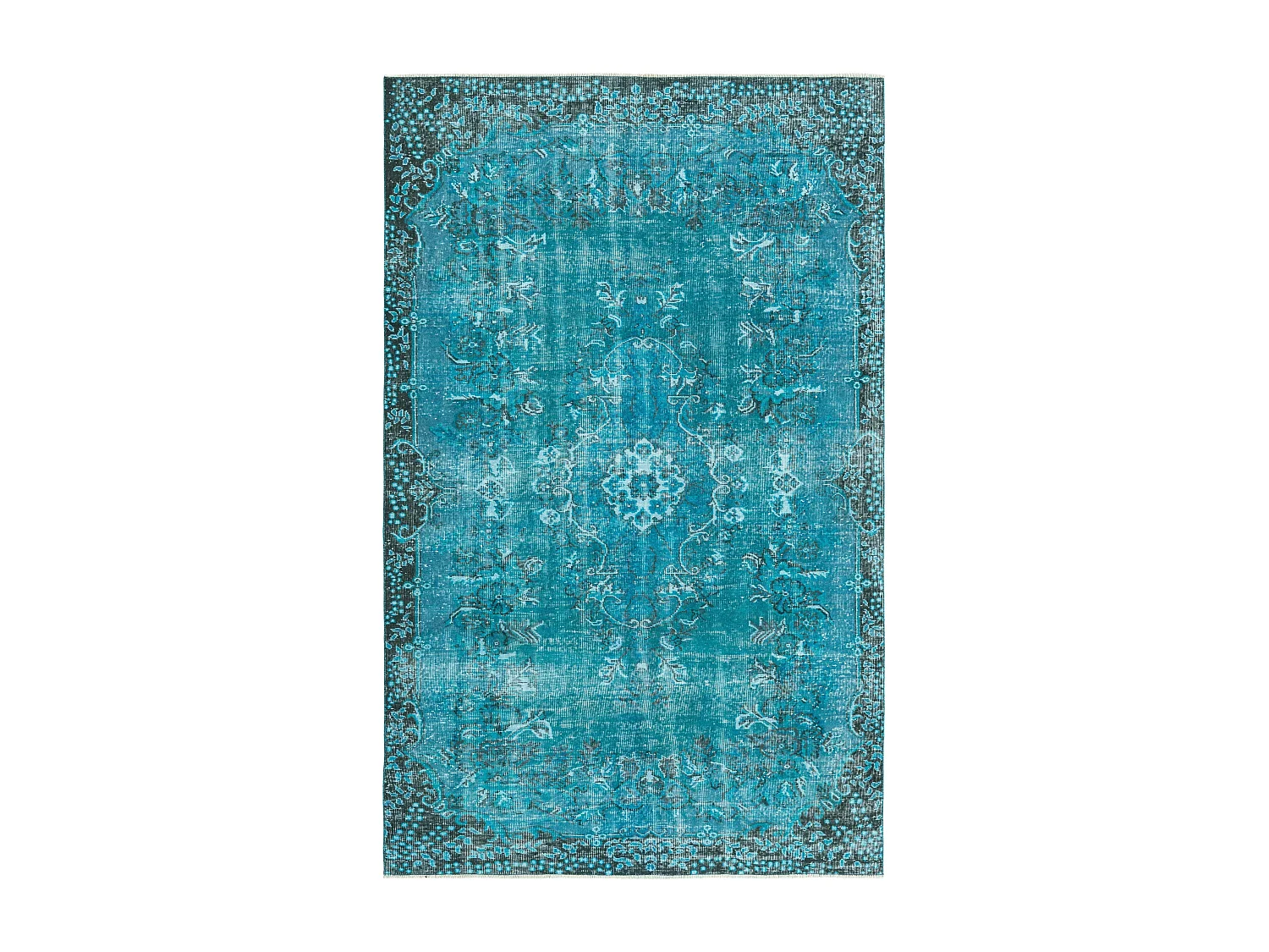 Tapis de laine 178x282 turquoise Ultra Vintage