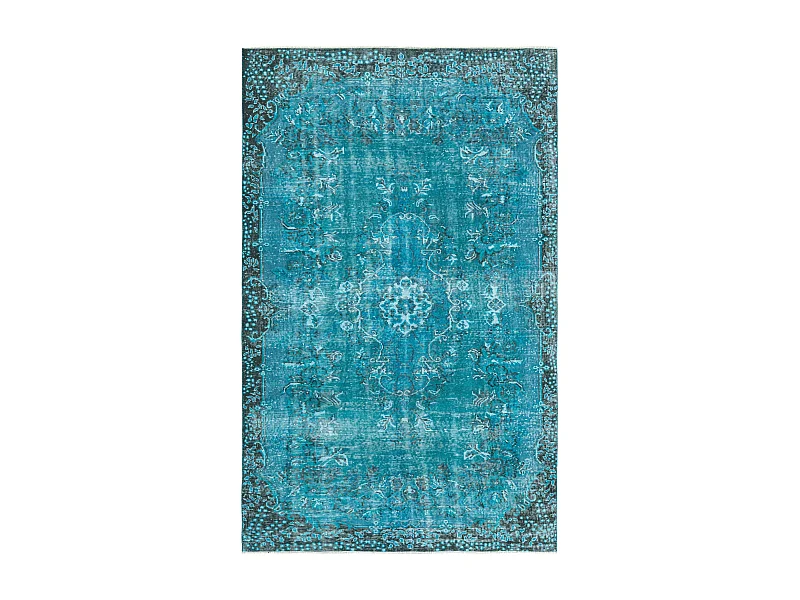 Tapis de laine 178x282 turquoise Ultra Vintage