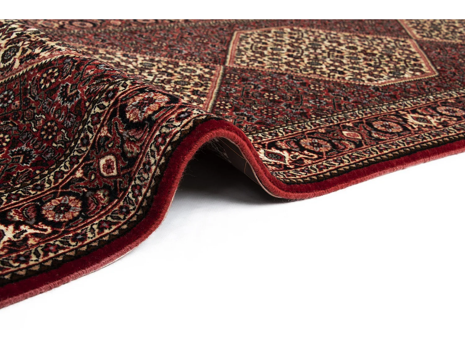 Tapis de couloir en laine 85x298 rouge Bidjar