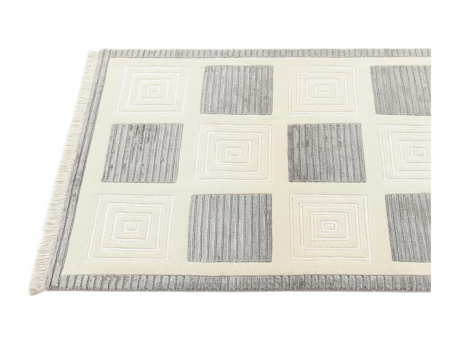 Tappeto per corridoio in lana 79x203 beige Darya