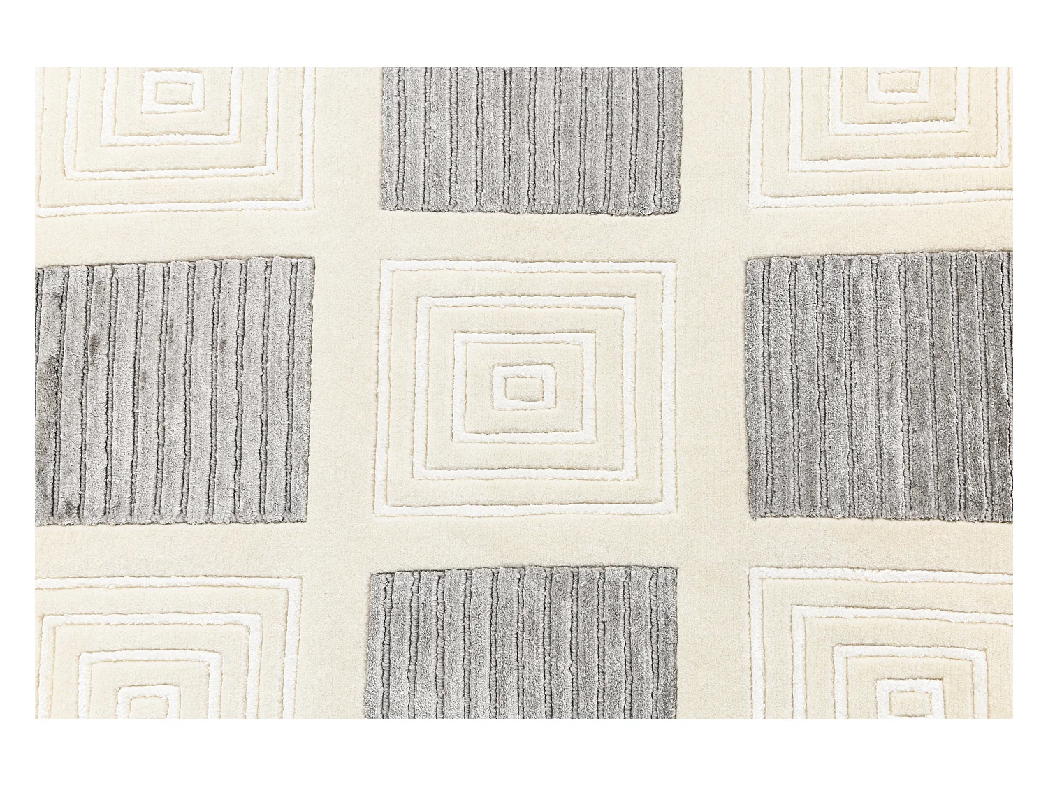 Tapis de couloir en laine 79x203 beige Darya