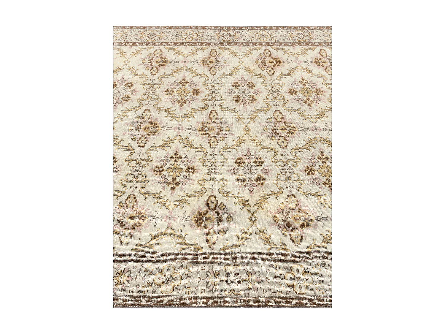 Tapis de laine 191x295 brun Ultra Vintage