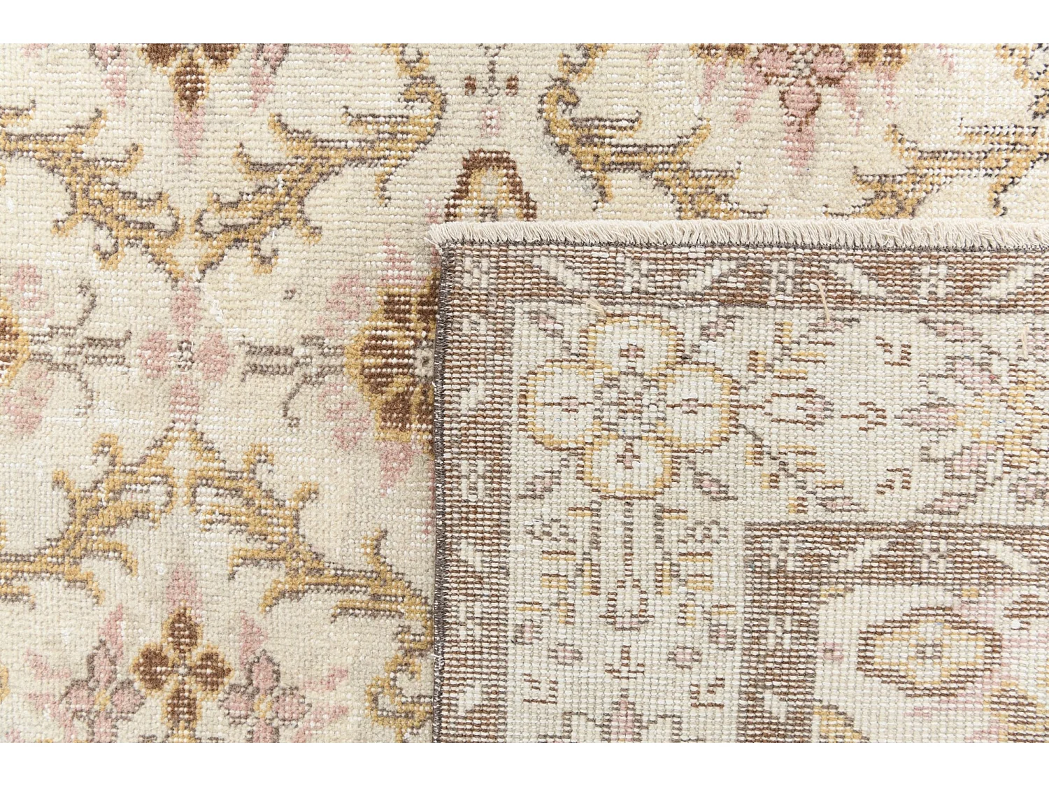 Tapis de laine 191x295 brun Ultra Vintage