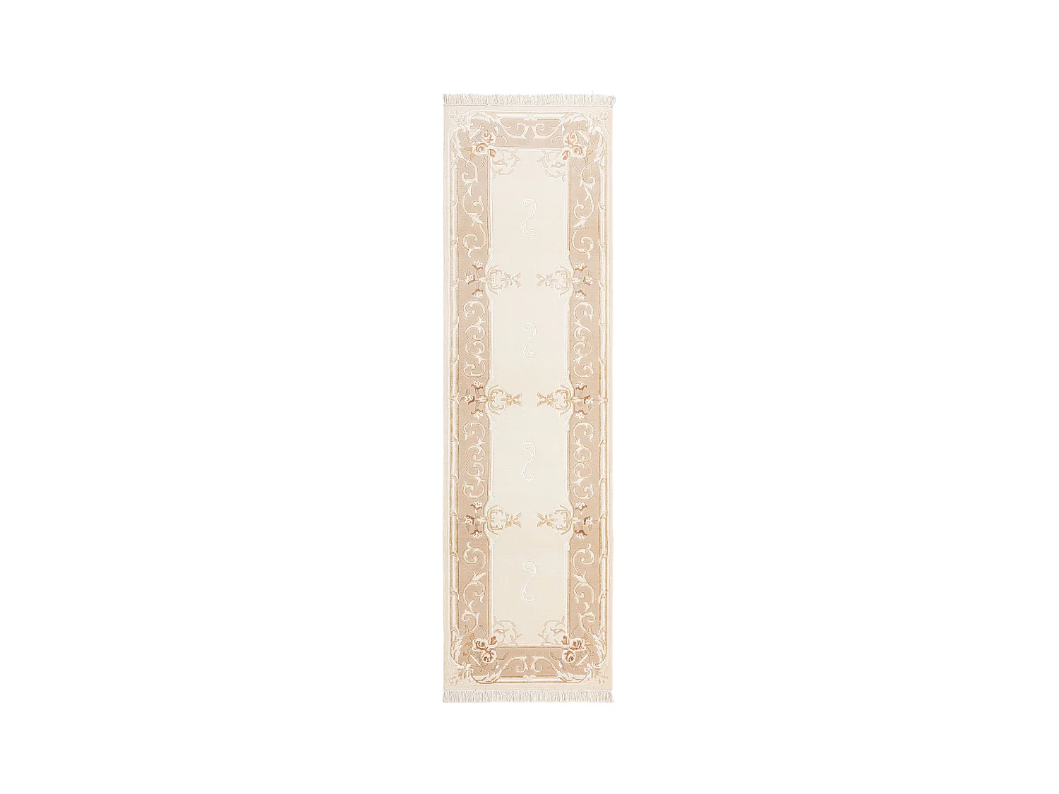 Tapis de couloir en laine 84x290 beige Darya