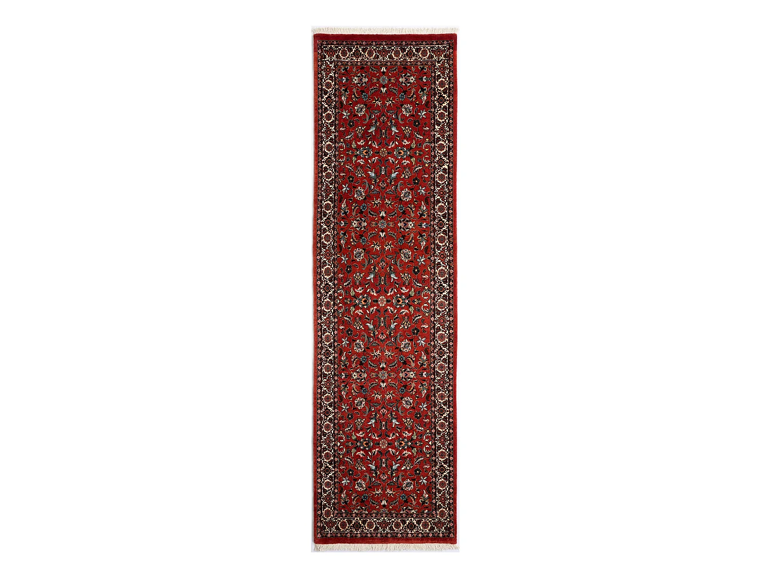 Tapis de couloir en laine 81x300 rouge Bidjar