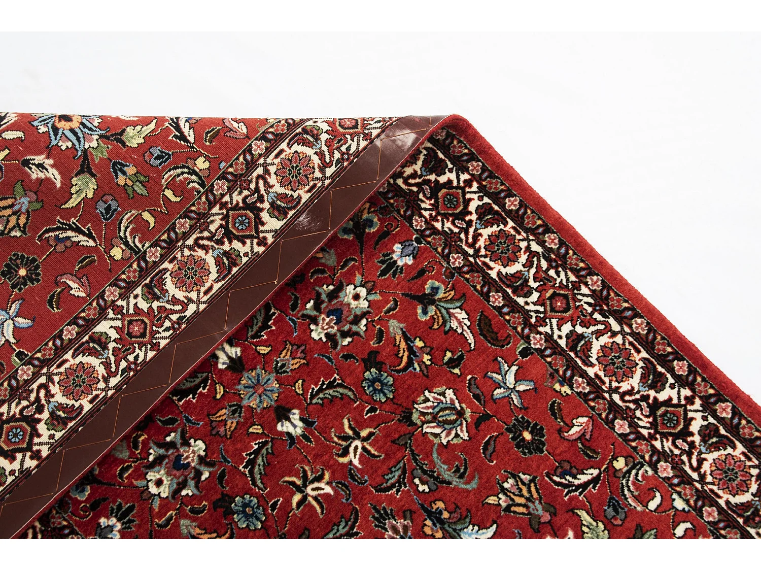 Tapis de couloir en laine 81x300 rouge Bidjar
