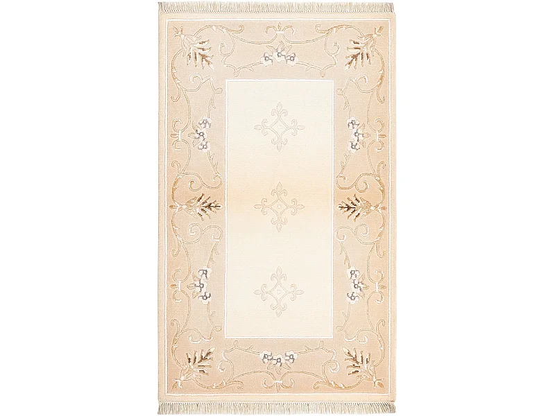 Wollteppich 94x155 Beige Darya