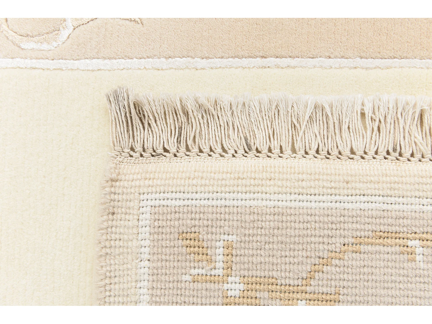 Wollteppich 94x155 Beige Darya