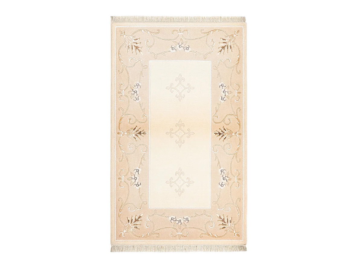 Tapis de laine 94x155 beige Darya
