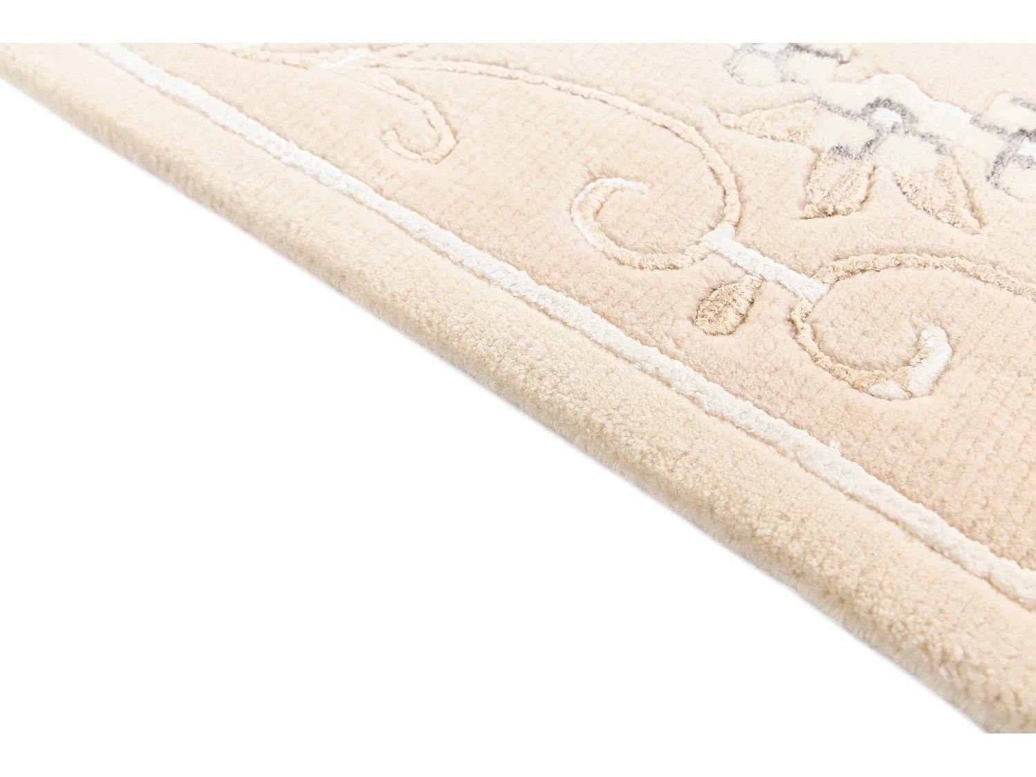 Tapis de laine 94x155 beige Darya