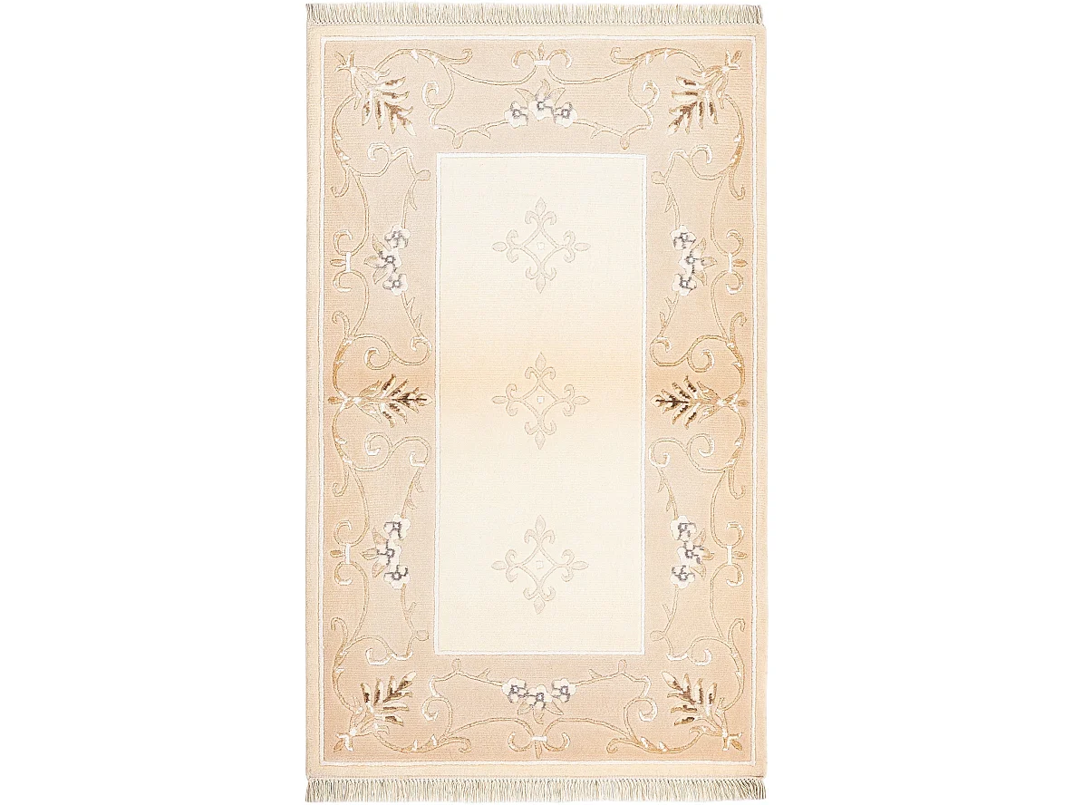 Tapis de laine 94x155 beige Darya