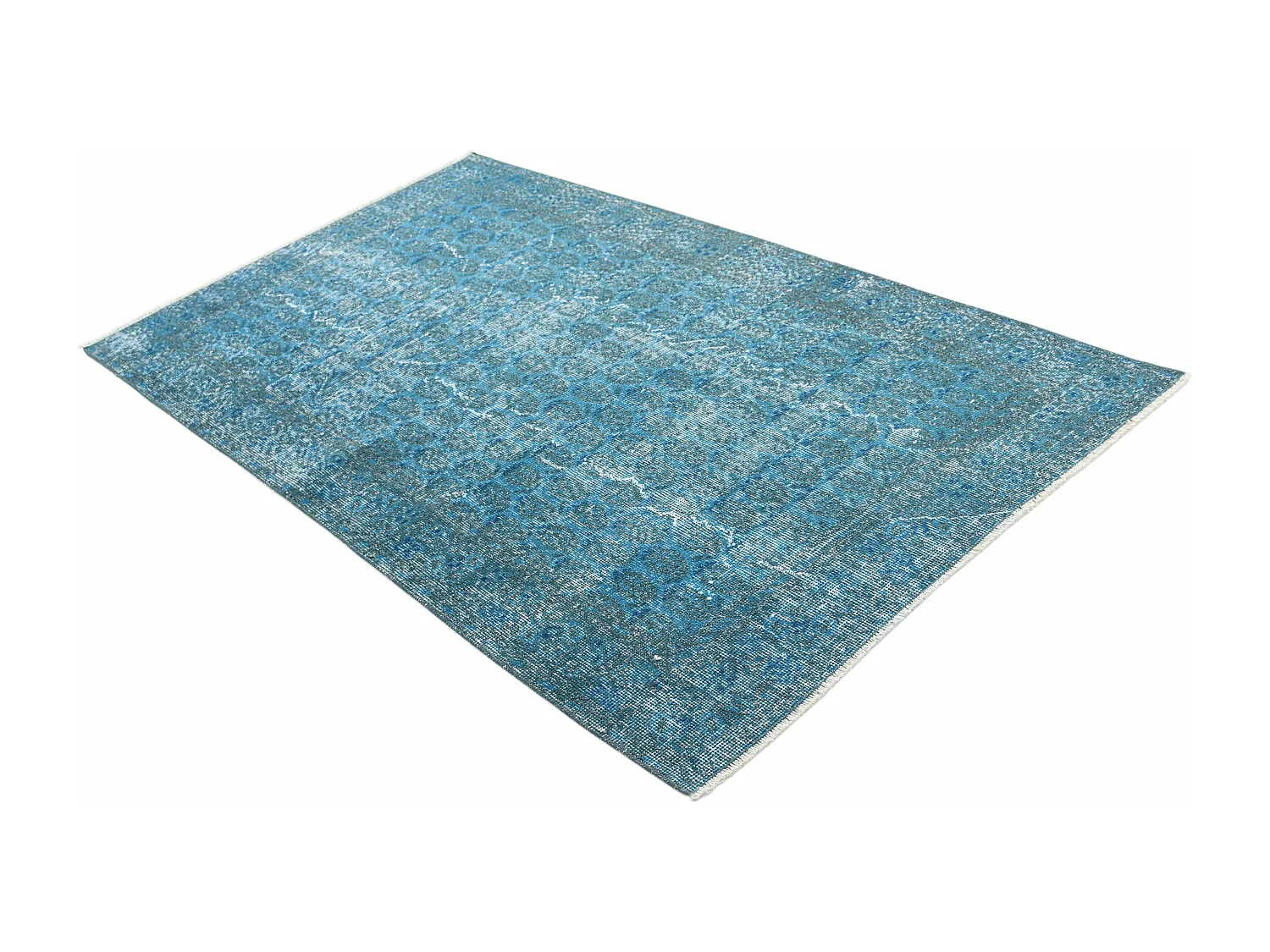 Tapis de laine 112x198 turquoise Ultra Vintage